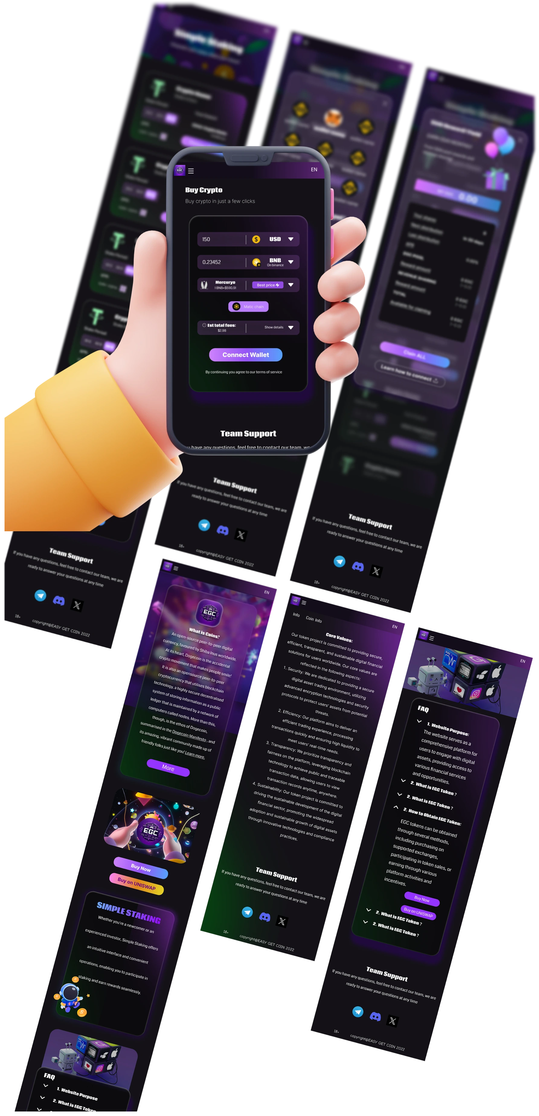 EGC Website – Mobile Version