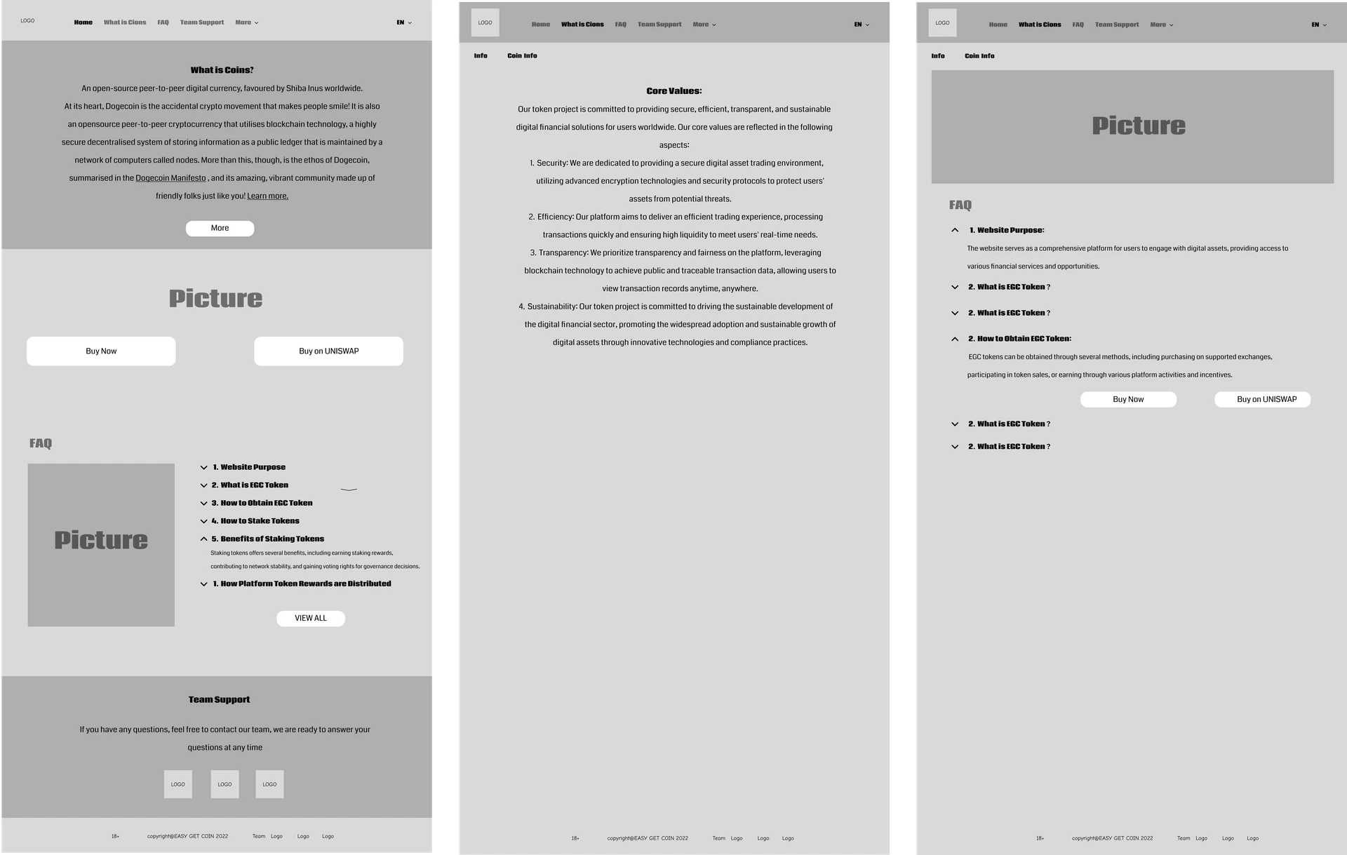 Low-Fidelity Wireframe