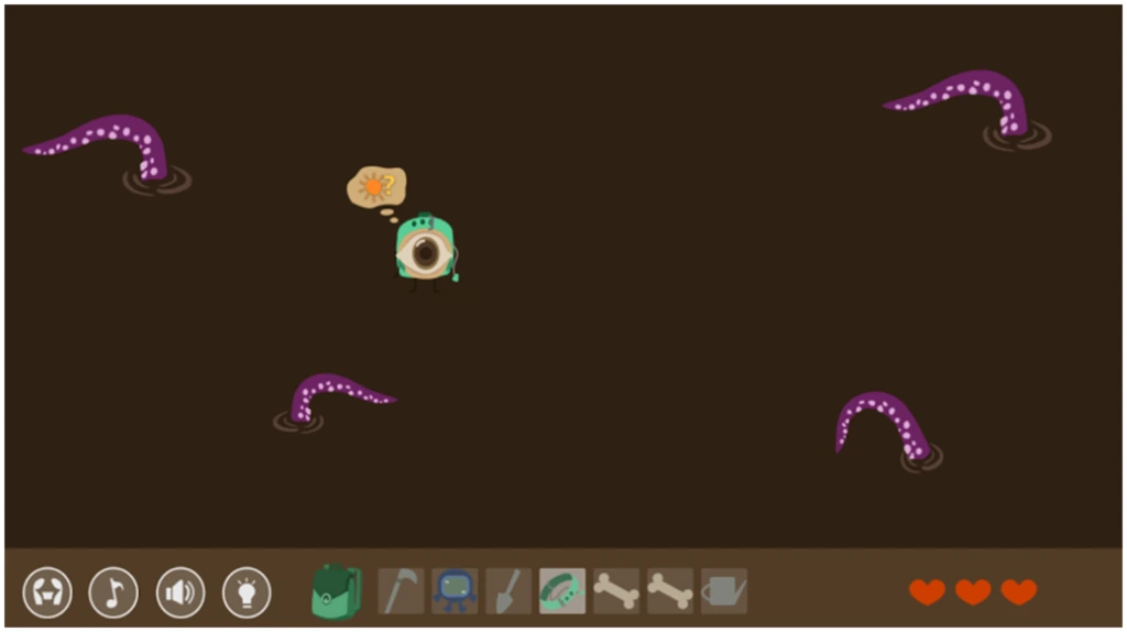 Eye See Fun tentacle entrance to the secret swamp