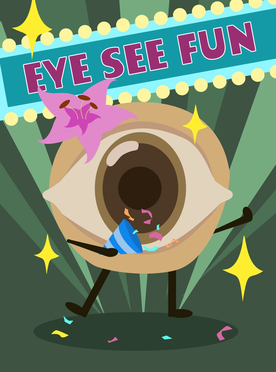 Eye See Fun key illustration