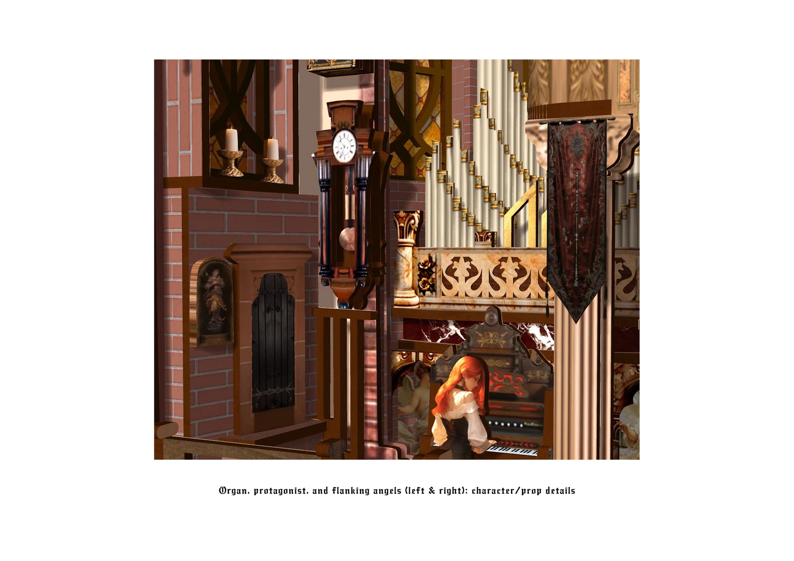 Organ, character and props